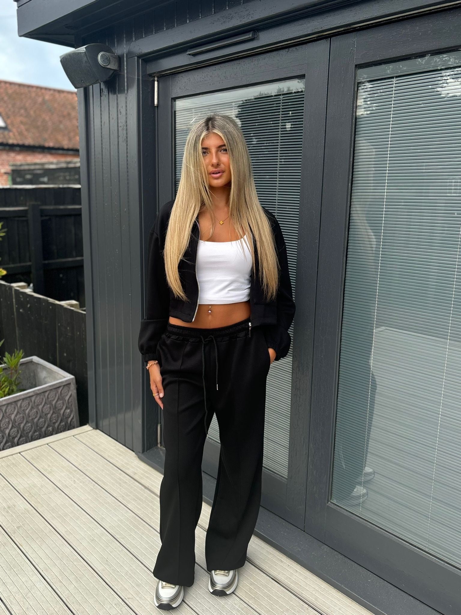 Black tracksuit