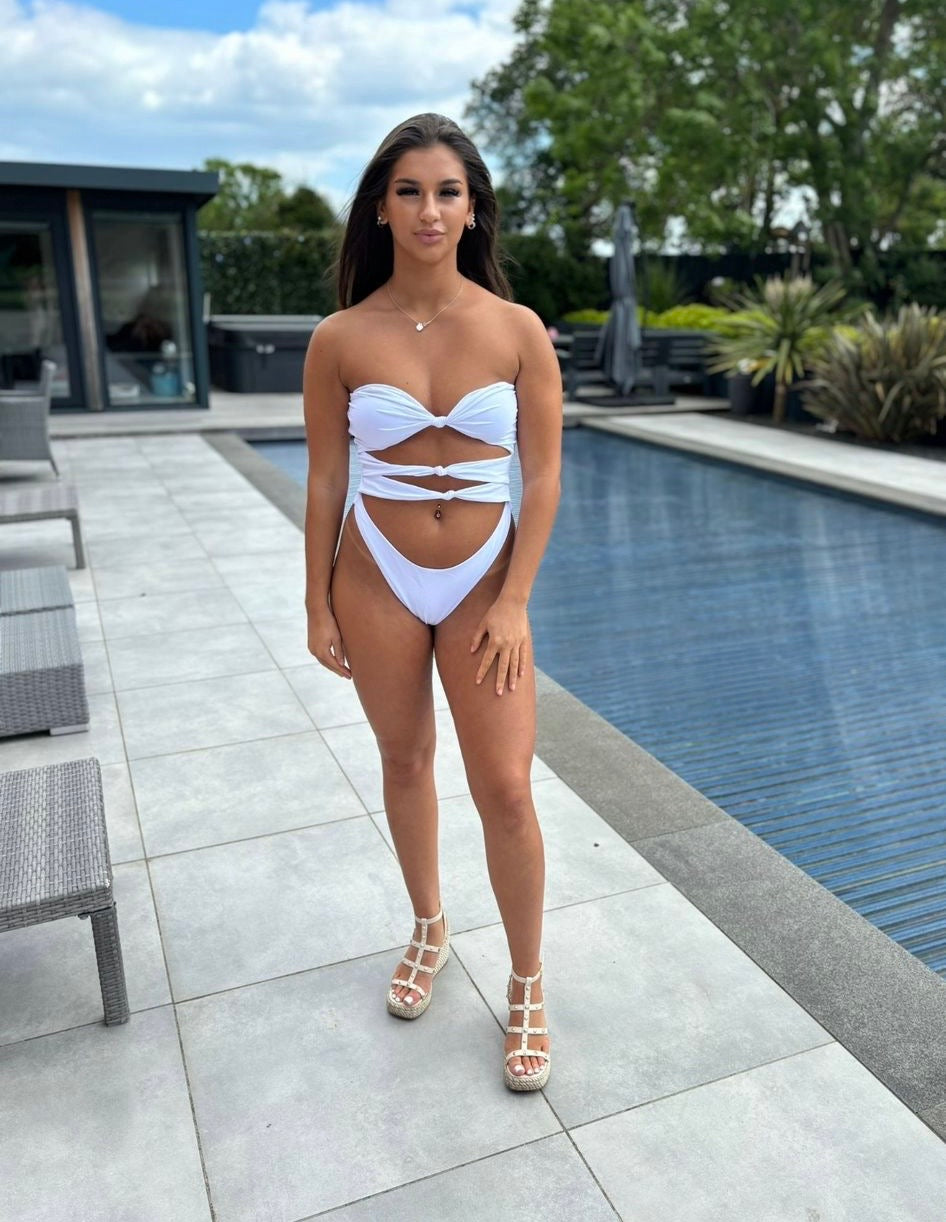 White knot swimsuit