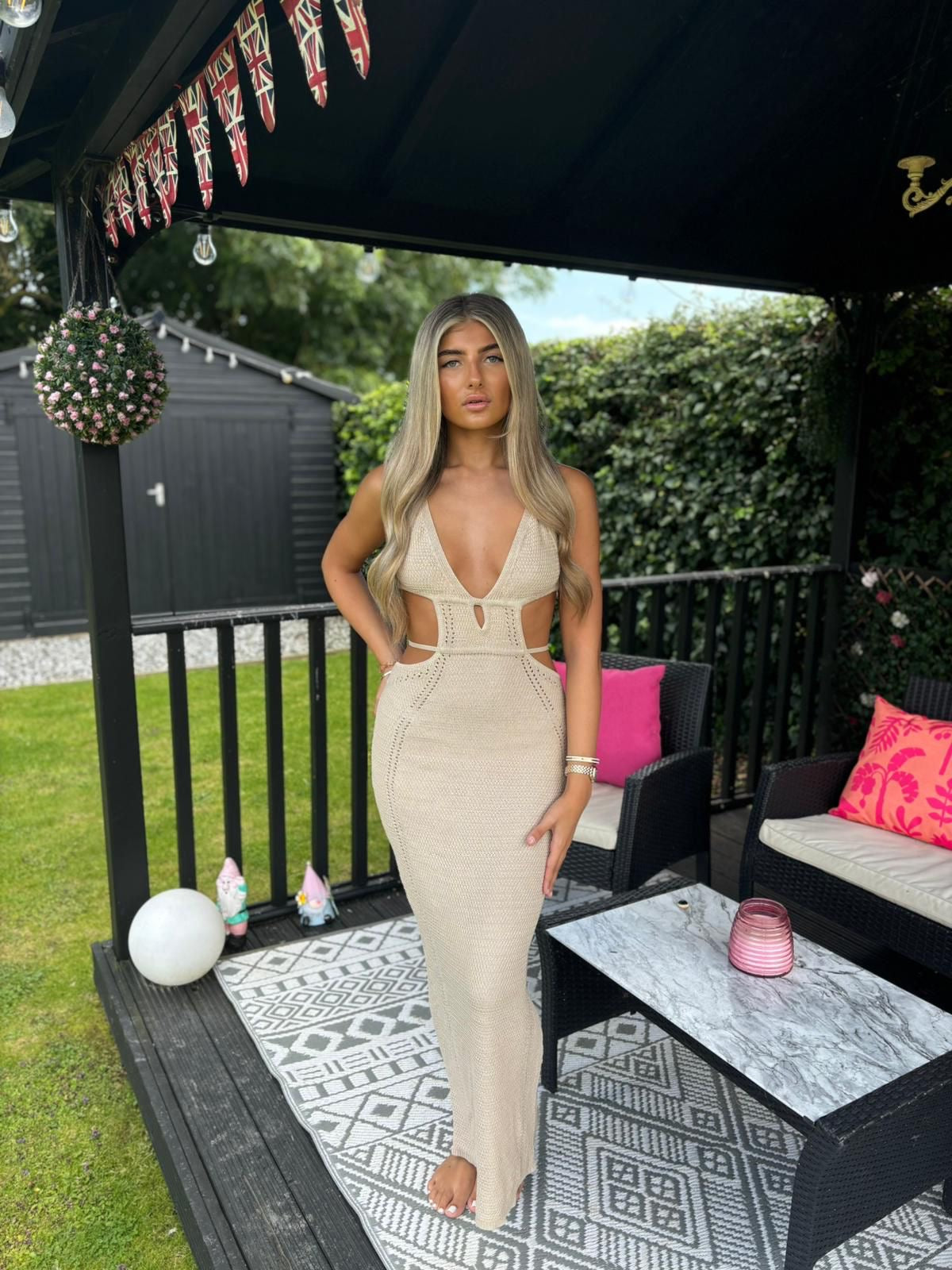 Nude Vienna dress