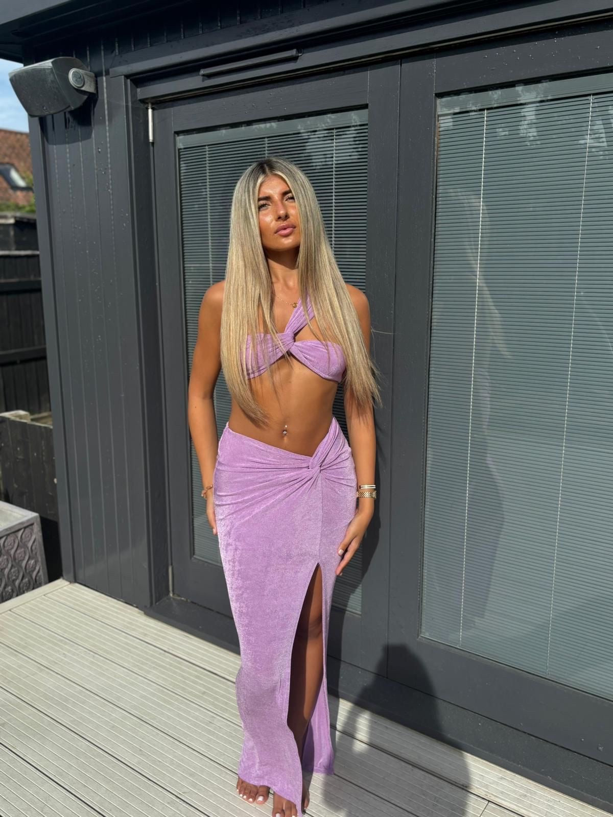 Purple maxi co-ord