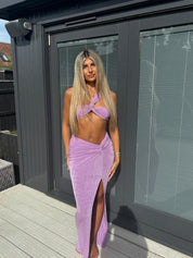 Purple maxi co-ord