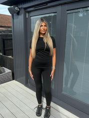 Black leggings set