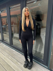 Black jumpsuit