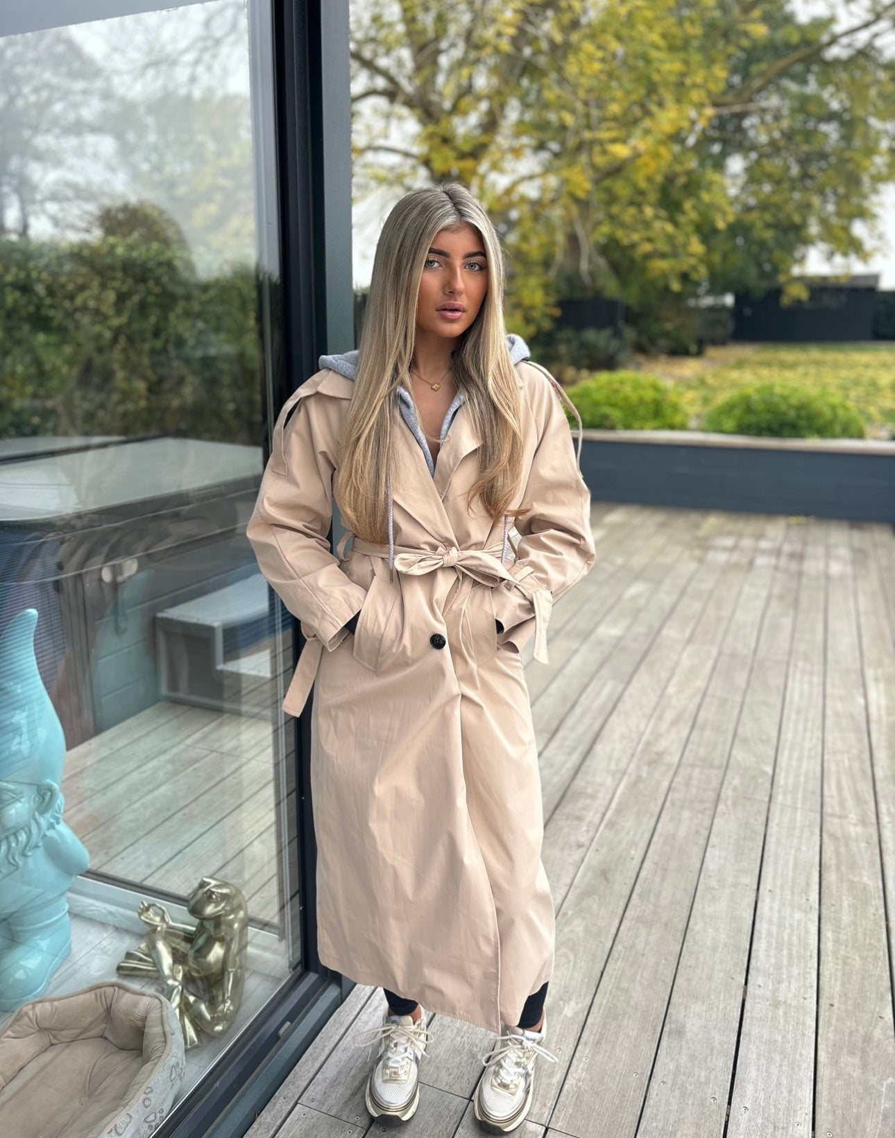 Beige Trench coat