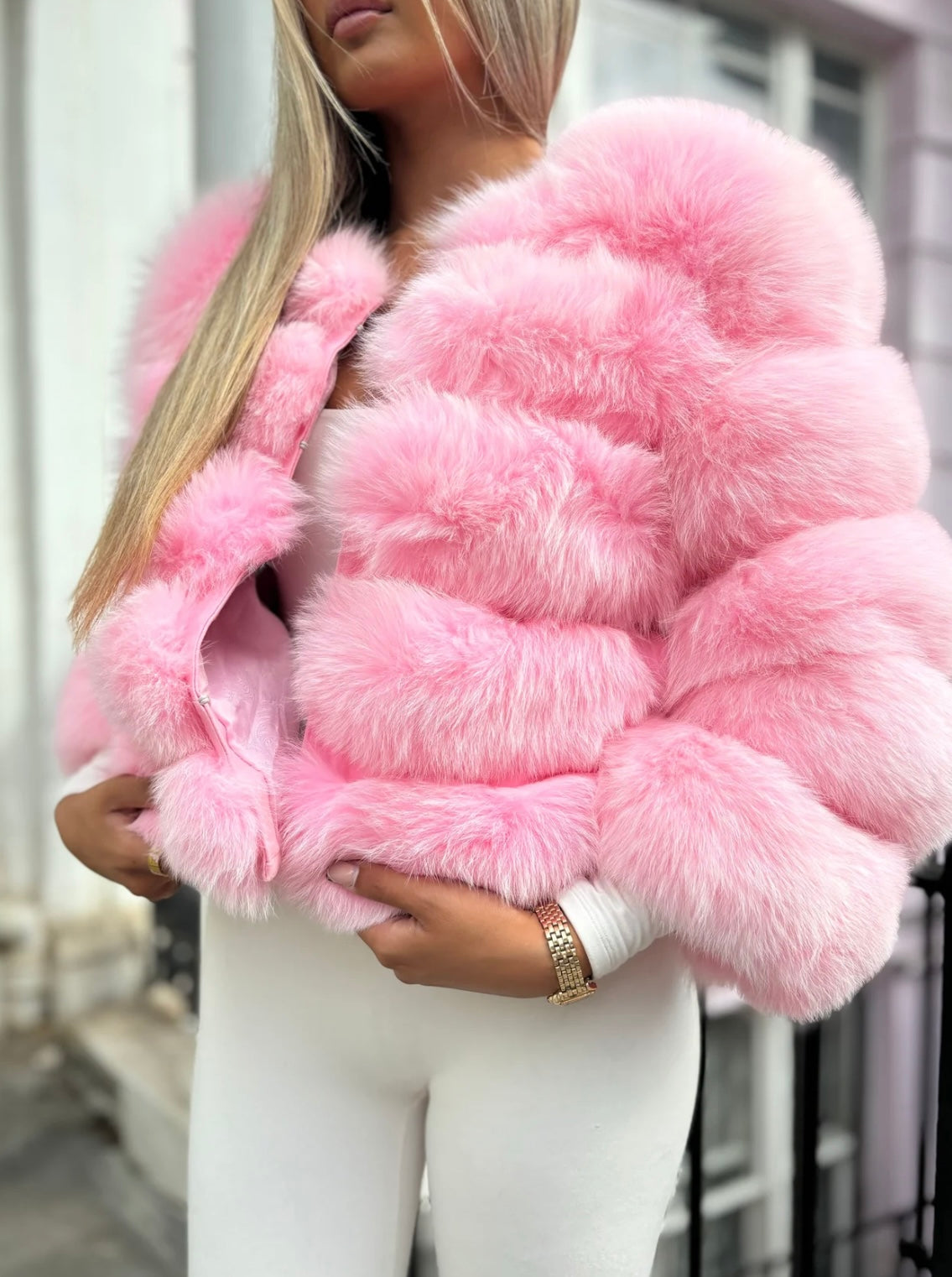 Bubblegum Pink Fur in stock