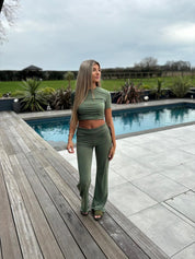 Khaki Celia co-ord