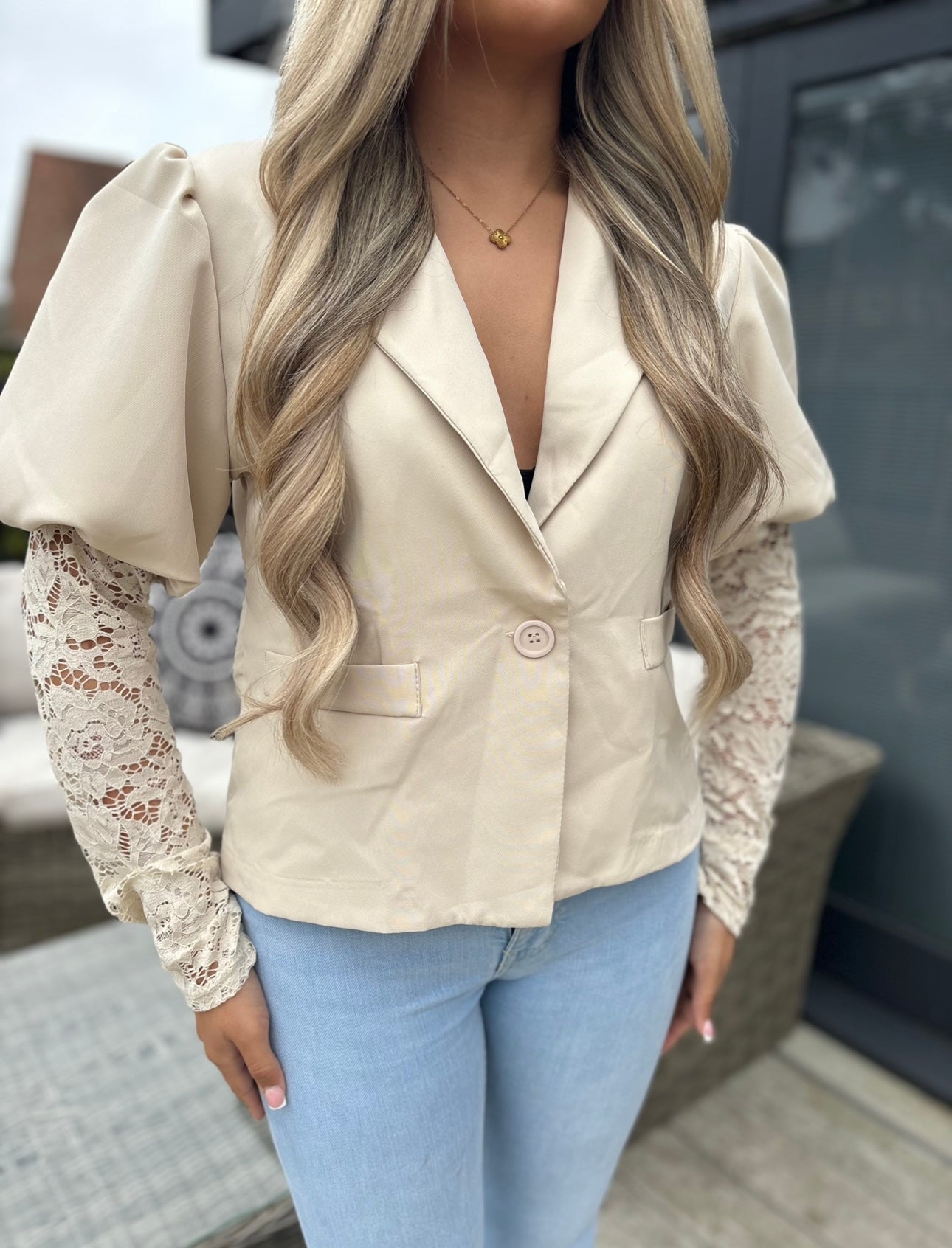 Beige blazer